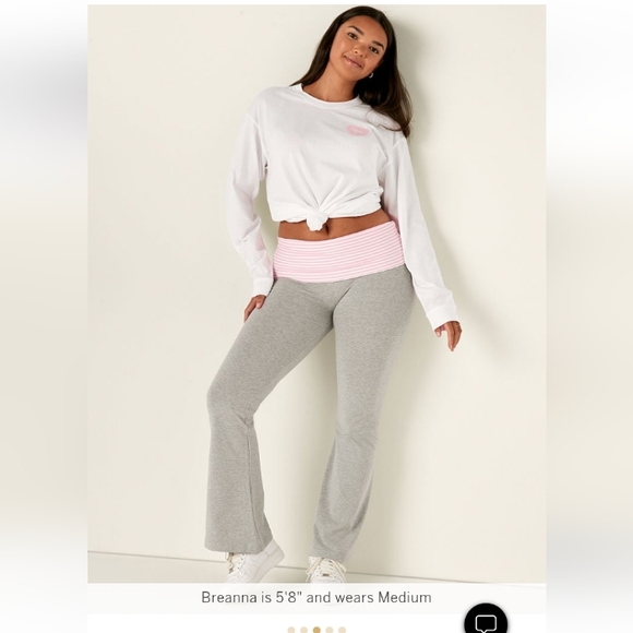 PINK VS Cotton Long Sleeve Tee Shirt NWOT - Picture 5 of 5